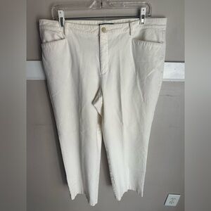 Ralph Lauren Cream Women’s Jeans Size 16